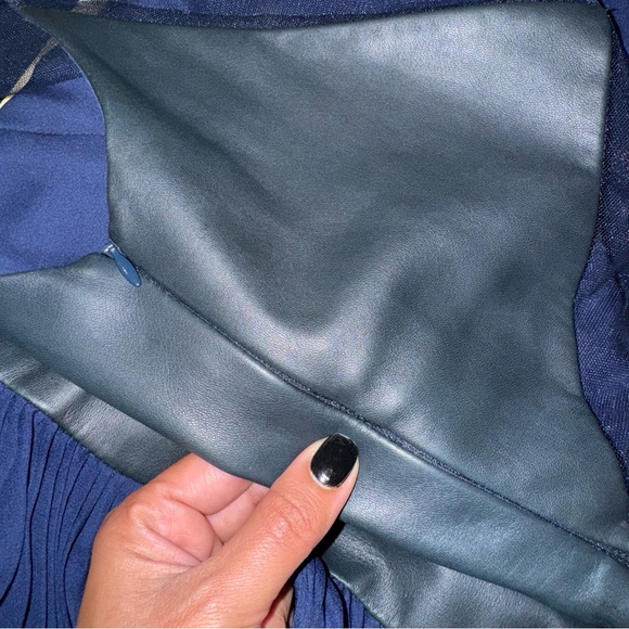 ADEAM NAVY GOWN. NEW. NO SIZE OR SALES TAG - Picture 11 of 15